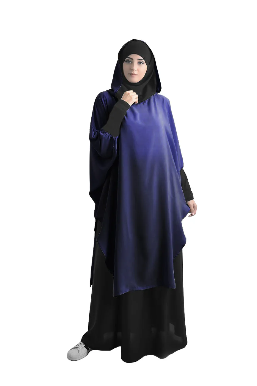 vestido muçulmano hijab com vestido longo de cobertura completa de eid djellaba burka vestido islâmico de ramadã