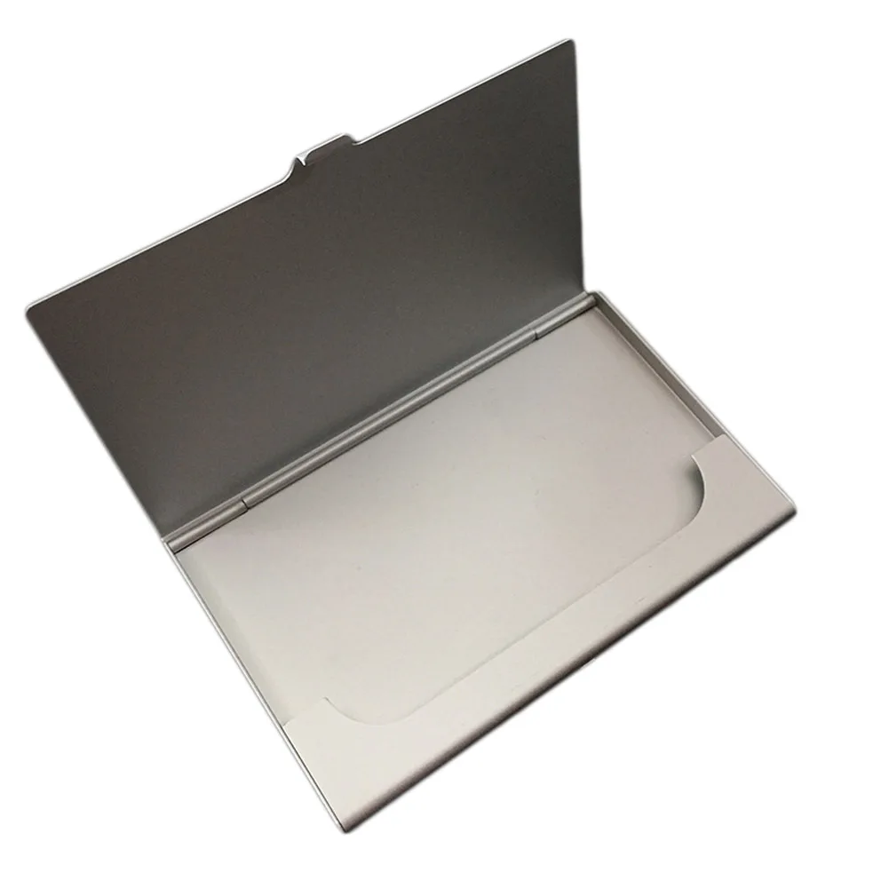 Christmas Snowman Custom Excellent Design Style Business Card Holder Card Aluminum Case
