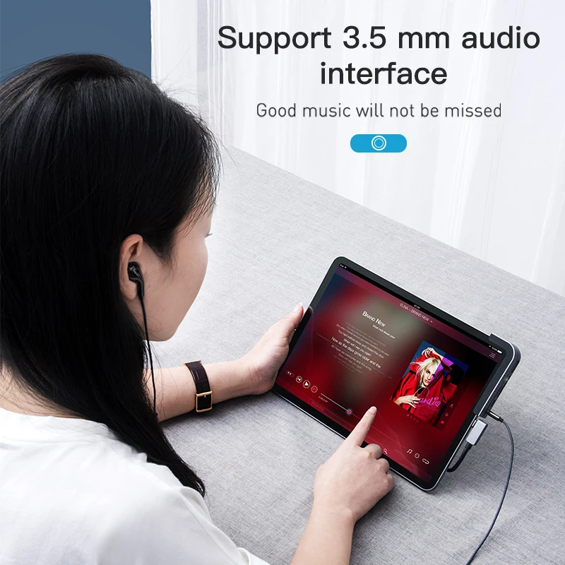 Baseus Мульти USB C концентратор к HDMI USB 3,0 type C концентратор для iPad Pro несколько портов USB-C type-C usb-концентратор, адаптер для MacBook Pro Air