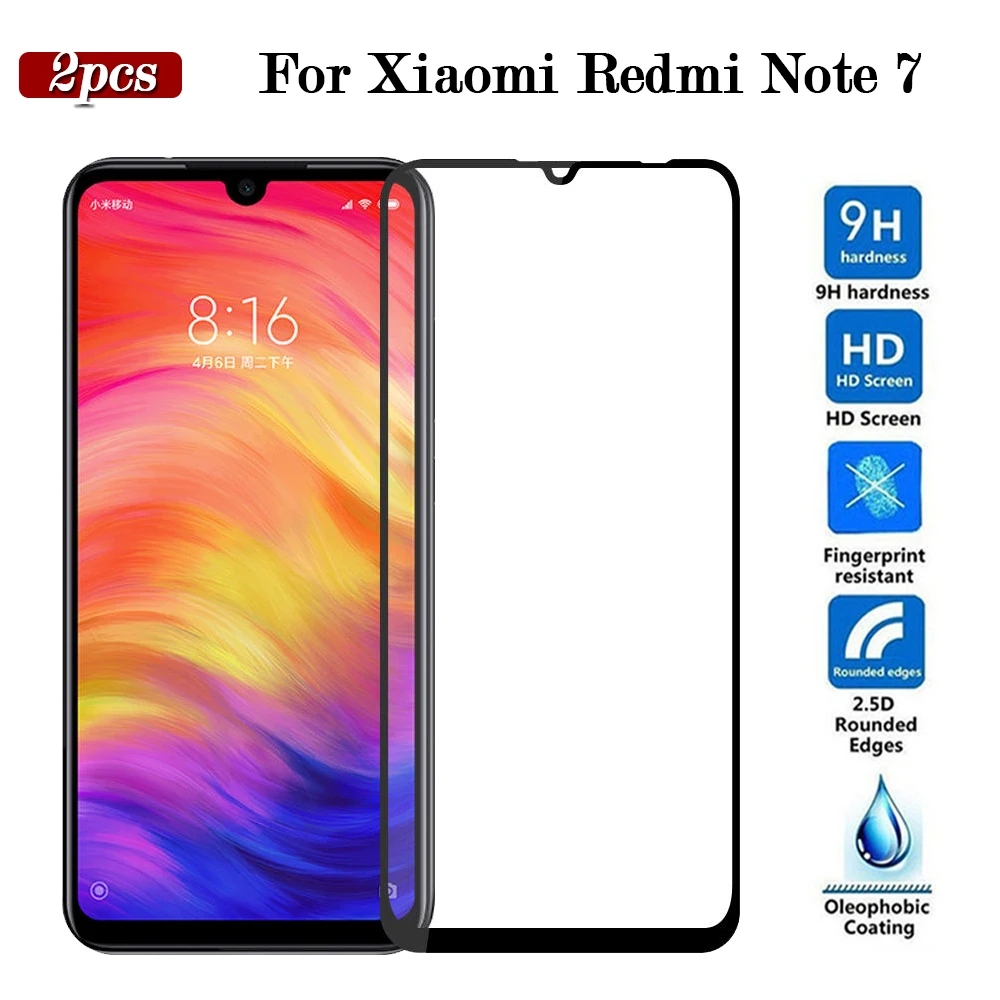 Mnycxen 2 шт. Xiomi Redmi Note 7 Защитное стекло для Xiaomi Xaomi Redmi Note 7 Note7 Закаленное стекло Защитная пленка для экрана