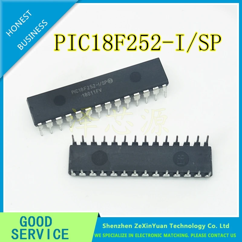 PIC18F252-I/SP PIC18F252 18F252 10 шт./лот DIP28 IC