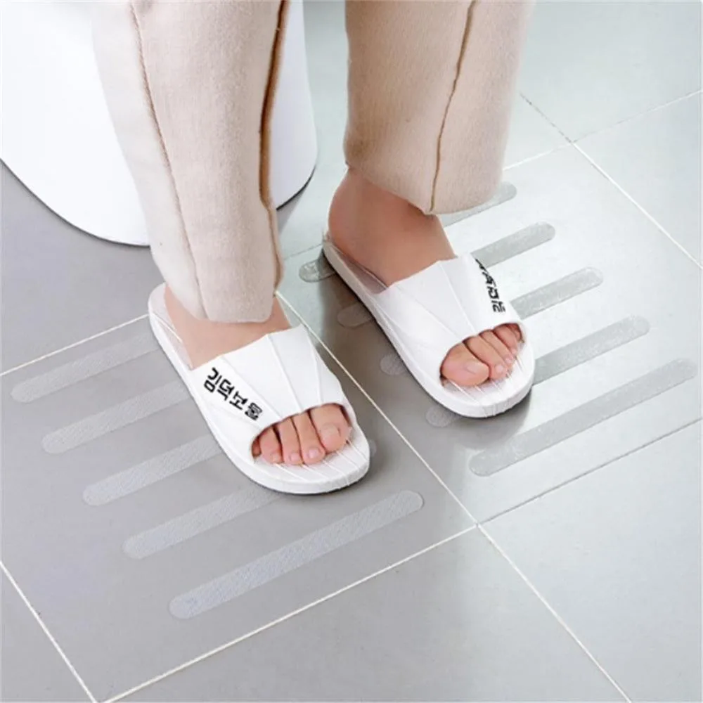 Anti-Slip Strips Shower Stickers Bath Safety Strips Transparent Non Slip Stickers for Bathtubs Showers Stairs Floors