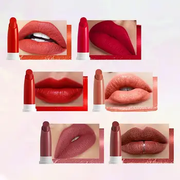 

6Pcs/Set Waterproof Lipstick Sexy Vampire Lip Stick Matte Velvet Lipsticks Lips Makeup Cosmetics Labiales Matte
