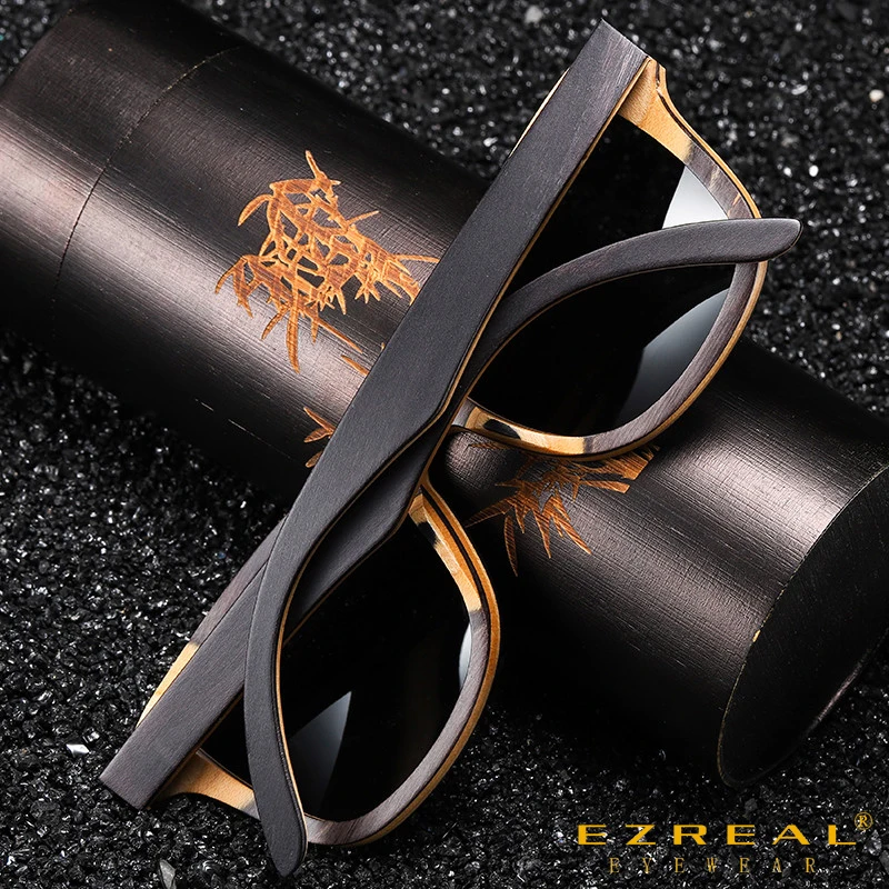 

GM Fashion Sunglasses Men Women Polarized Mirror UV400 Sun Glasses Full Frame Wood Shades Goggles Classic Handmade