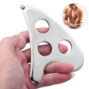 

Stainless Steel Fascia Knife Deep Tissue Massager Acupuncture Muscle Board Sha Relief Therapy Relax Pain Gua Scraping Z4F0