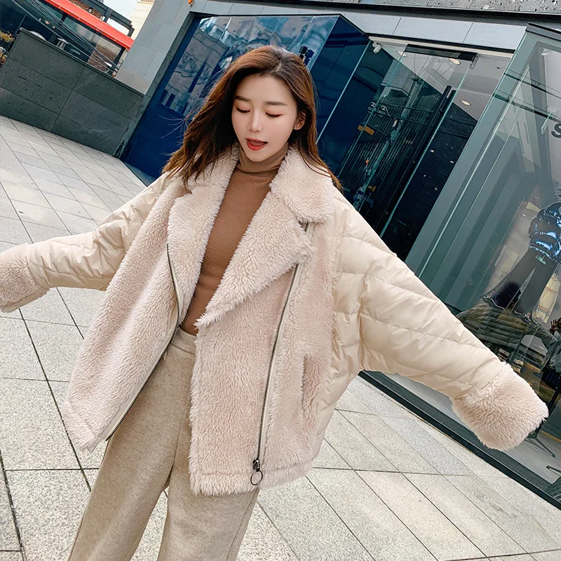 

A Generation of Fat Lambs Wool Coat Women's 2019 Autumn And Winter New Style Korean-style Fashion Joint Trend WOMEN'S Dress Shor