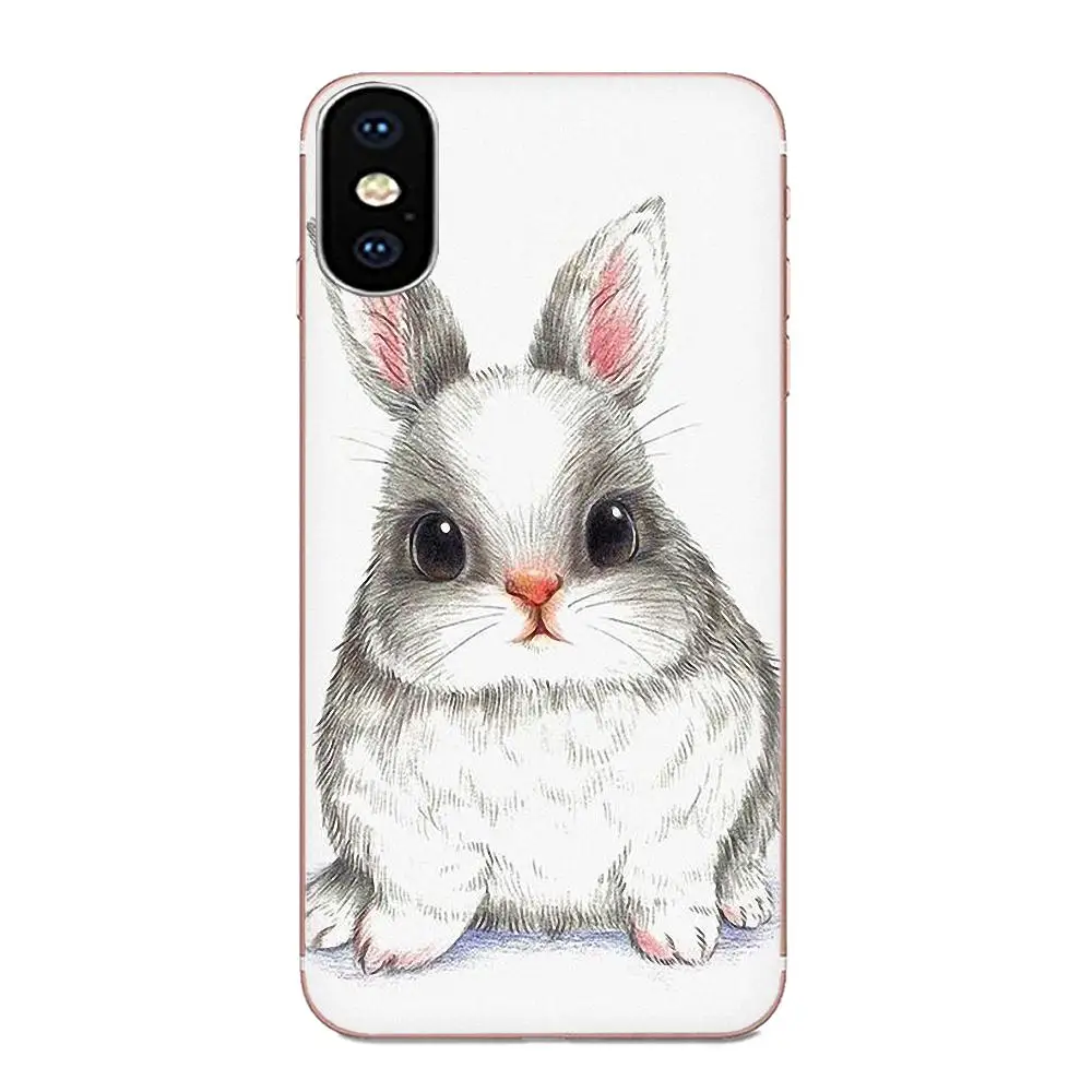 as picture Милые смешной Кролик для Huawei NOVA 2 V20 Y3II Y5 Y5II Y6 Y6II Y7 Y9 G8 G9 GR3 GR5 GX8 Prime чехол для телефона - Цвет: as picture
