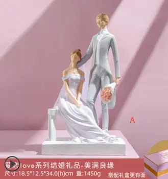 

Resin wedding gift wedding room creative decoration