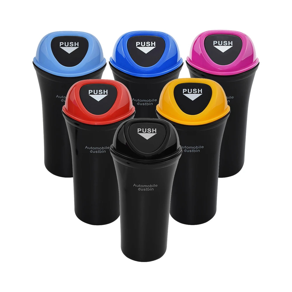 Car Trash Can Organizer Garbage Holder Automobiles Storage Bag Auto Door Seat Back Visor Trash Bin Paper Dustbin Car Trash Can Car Storage Bag Car Trash Bag