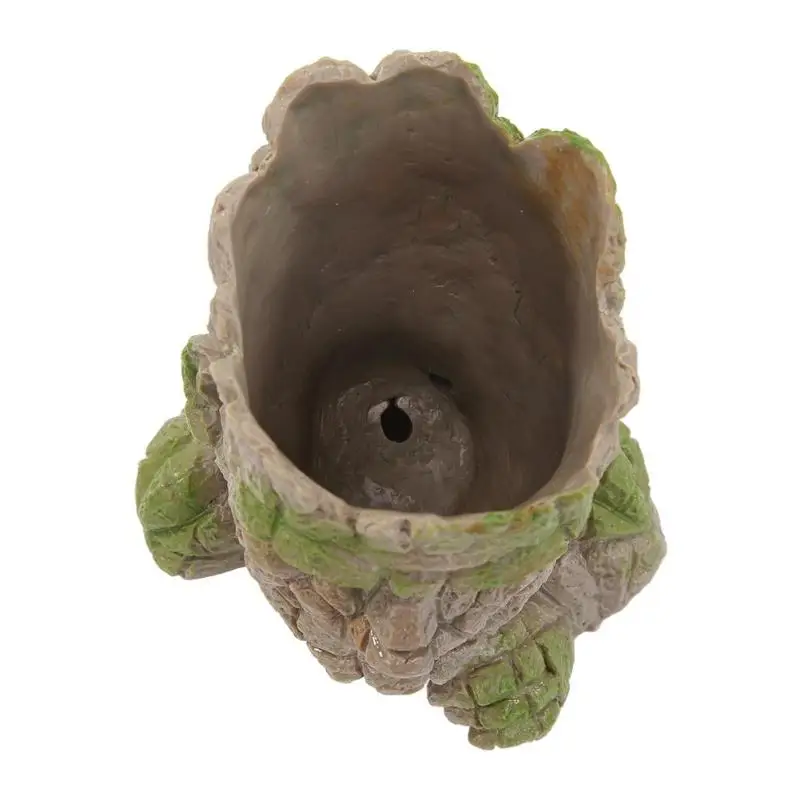 Cute Flowerpot Multifunctional Creative Action Figure Model Toy Simple Atmosphere Home Garden Planter Flower Pot 14x10x8.5cm