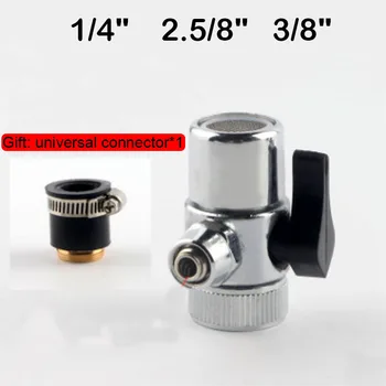 

Ro System 1/4 "2.5 / 8" 3/8 "Tube Connector Faucet Adapter Diverter Valve Counter Top Water Filter Faucet Single-cut Valve