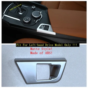 

Lapetus Electric Hand Brake Parking Button Frame Cover Trim Matte Interior Refit Kit Fit For Alfa Romeo Giulia 2016 - 2020 ABS