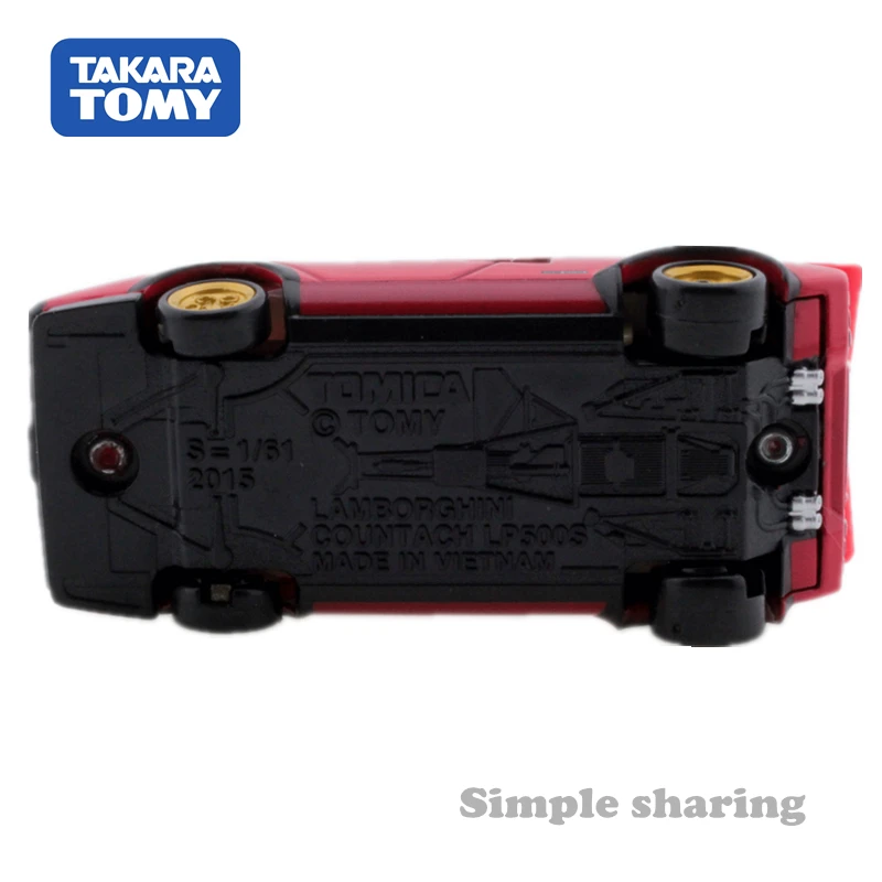 Takara Tomy Tomica Премиум оригинальный Lamborghini Countach LP500S красный 1 : 61 автомобиль детские