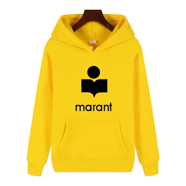 Oversized Women's Marant Sweatshirt Print Hoodie Casual Long Sleeve Women's Sportswear Top Casual Pullover Sweatshirt Women 21