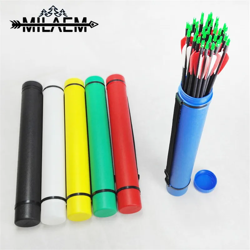 

1 Piece Arrow Tube 62-102 cm Adjustable Multifunction Quiver Bags For Outdoor Hunting Shooting Archery Arrow Accessories
