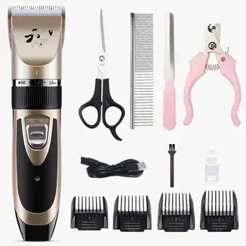 

Professional Pet Dog Hair Trimmer Low-noise Animal Grooming Clippers Cat Cutter Machine Shaver Electric Scissor Clipper Low-nois