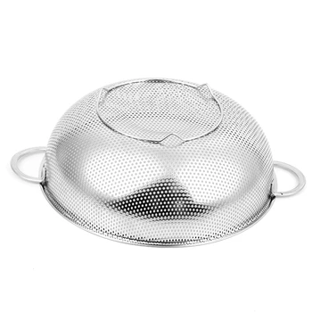 

Stainless Steel Colanders With Handle,Colander Perforated Strainer For Kitchen Pasta/Vegetable/Rice/Fruit/Food-M