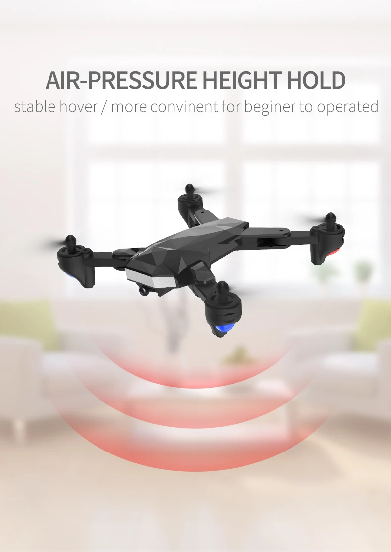 Умный Квадрокоптер gps Дрон с 4K HD камерой wifi FPV RC складной Профессиональный вертолет RC дроны игрушка для детей