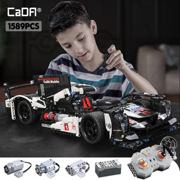 

cada 1589PCS RC/non-RC Endurance racing Car Building Blocks For Technic MOC Model Remote Control vehicle Toys for kids