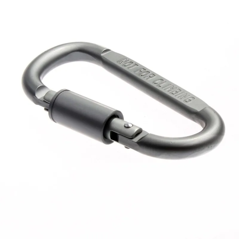 8cm Aluminium Alloy Outdoor Camping Carabiner D-Ring Key Chain Clip Climbing Carabiners For Hiking Snap Hook Buckle | Спорт и