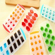 Кухня Дети DIY креативный Большой Силиконовый Лоток Для Льда квадратной формы для Льда фруктовое мороженое производитель бар кухонные аксессуары