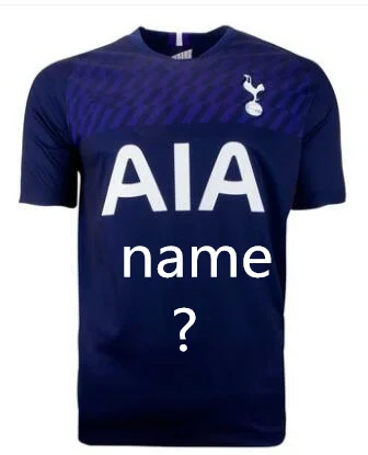 Футбольная Футболка TottenhamES образец игрока Роза VERTONGHEN SANCHEZ SON KANE ERIKSEN LUCAS 19 20 spurs взрослая футбольная рубашка - Цвет: shirt