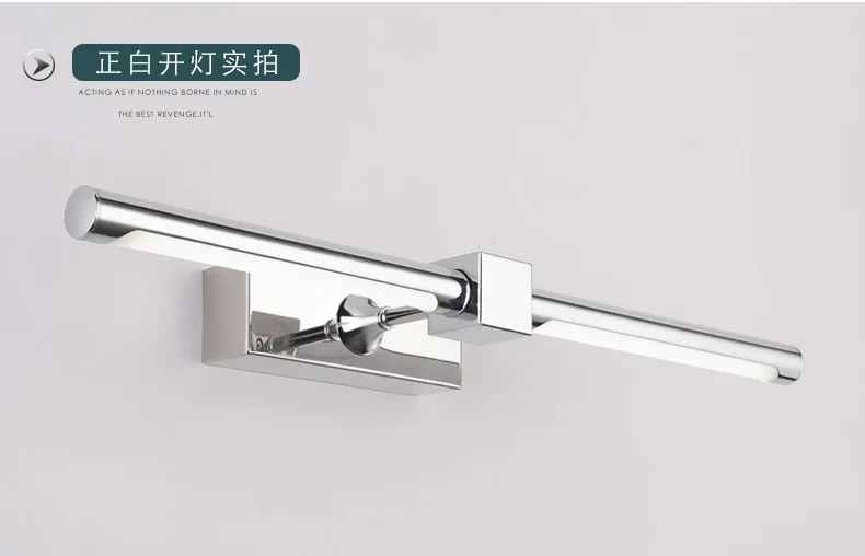 Ju sheng Manufacturers Stainless Steel Mirror Front Lamp LED Bathroom Lamps Modern Minimalist Mirrored Bathroom Cabinet jing zi