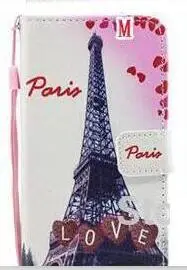M Кожаный чехол-бумажник с цветком C-ku для Xiaomi mi 9 Play CC9E CC9 Red mi NOTE7 7A K20 GO 7 Heart Love Eiffel Tower откидная крышка 1 шт - Цвет: M