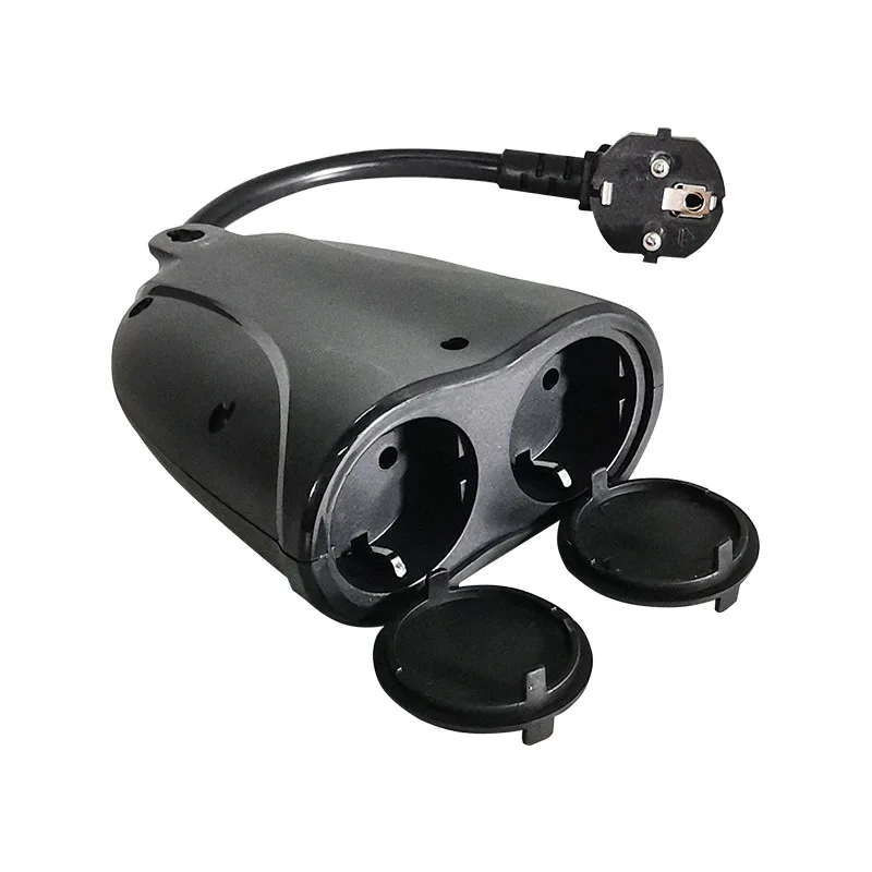 

WiFi Smart Socket Interlligent EU Plug IP44 Waterproof 2 In 1 Outdoor Intelligent Wall Mounted Time plug with scoket
