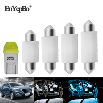 

8pcs White Car LED Light Bulbs Interior Package Kit For 2010-2015 Hyundai Tucson Map Dome Trunk Door License Plate Lamp