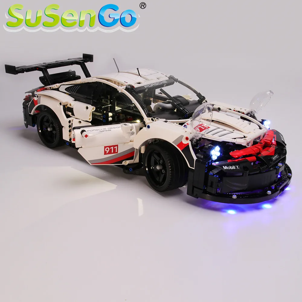 SuSenGo набор светодиодных светильников для 42096 серии Technic комплект освещения