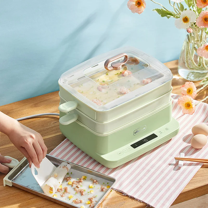 Rice Roll Machine Electric Steamer Steamer for Food Multifunction Breakfast Machine Home Drawer Type Liangpi