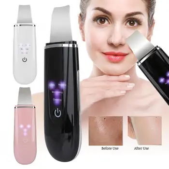 

Skin Spots Removal Pen Ultrasonic Skin Scrubber Blackhead Pimple Removal Face Pore Vibration Cleanser Instrument Led Facial