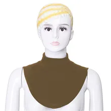 Женская мусульманская водолазка с Микки-Маусом, Модальная накидка на шею, съемный воротник, аксессуары для одежды 30DE28