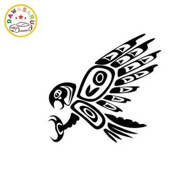 

Car Stickers Tribal Bird Eagle Fashion PVC Car Decoration Accessories Stickers Creative Waterproof Color/white,13cm*13cm