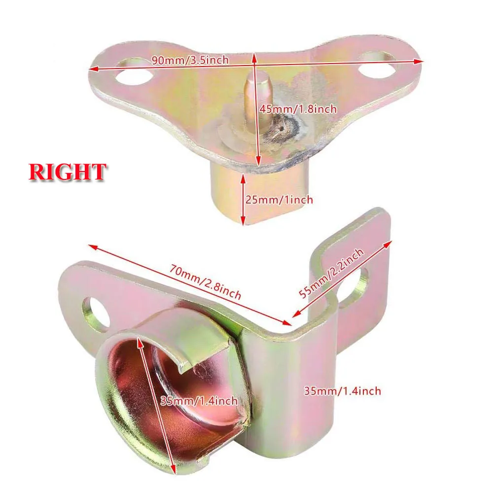 2pcs Left / Right Car Rear Tailgate Tail Gate Hinge KIT For Chevy Silverado GMC Sierra 1999-2006 15074252 15074253 15078745