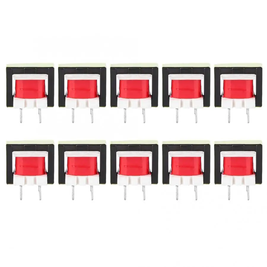10 шт. 1300: 8 ohm Audio трансформаторы EE14, и он имеет высокую эффективность Transformateur POS изоляции Transformador