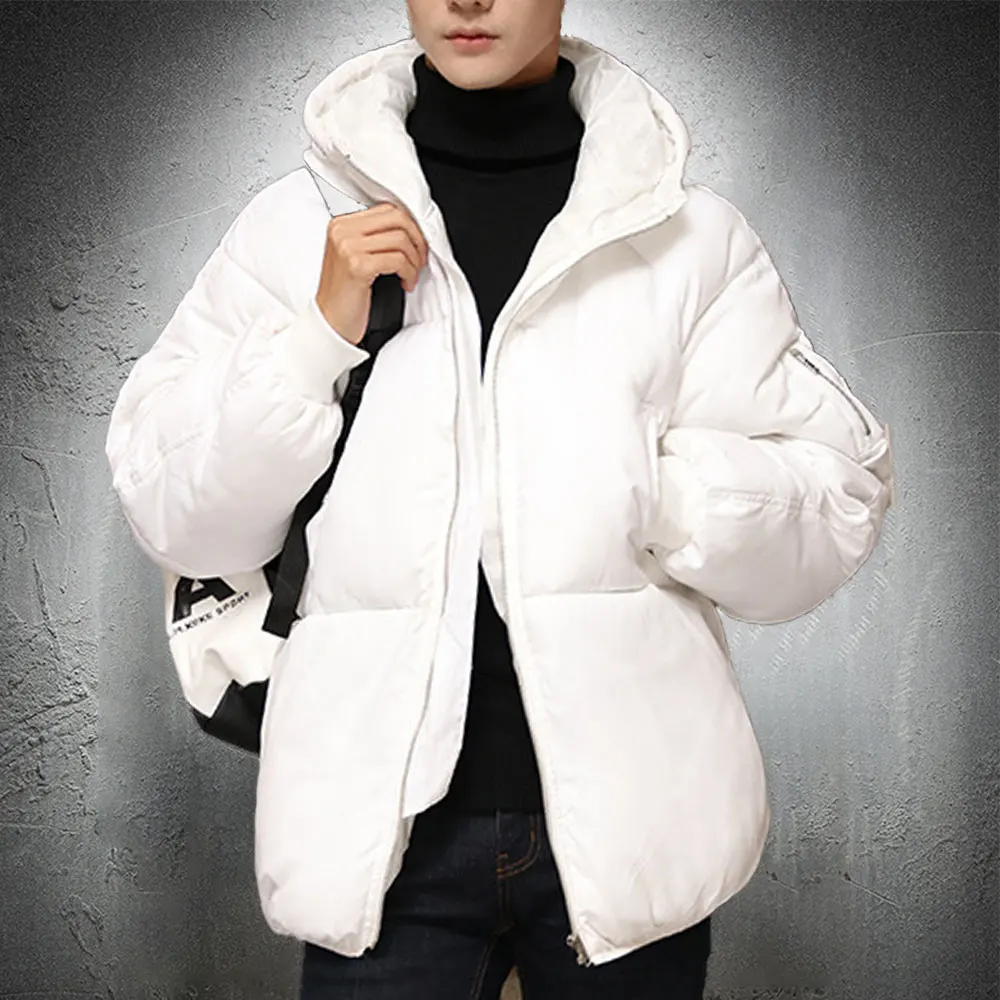 Whitive Mens Regular Zip Tailored Fit Warm Parka Jacket