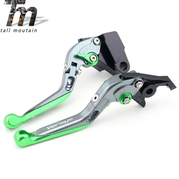 

Brake Clutch Lever For KAWASAKI KLE 650 Versys KLZ 1000 2015-2018 16 17 Motorcycle Adjustable Folding Extendable Logo