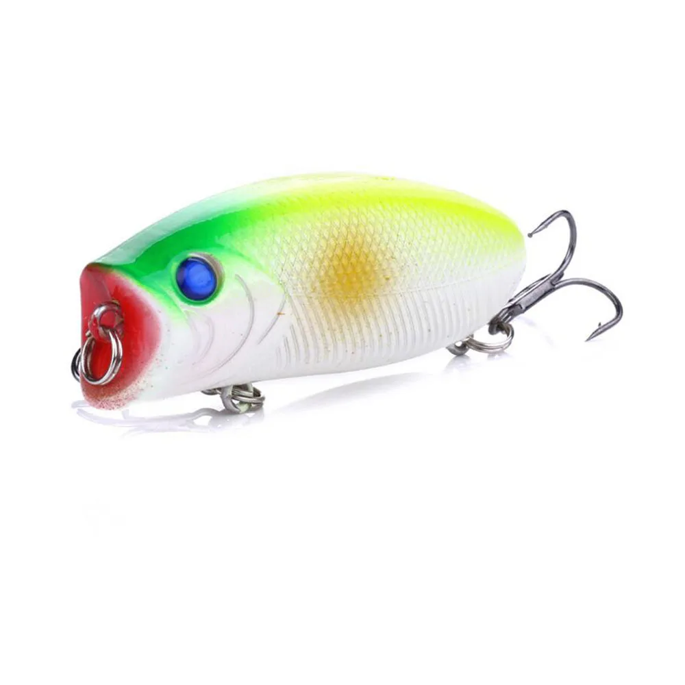 

New Arrival 1pcs 11g 5.5cm Big Popper Fishing Lures 3D Eyes Bait Crankbait Wobblers Tackle Isca Poper Japan BP024