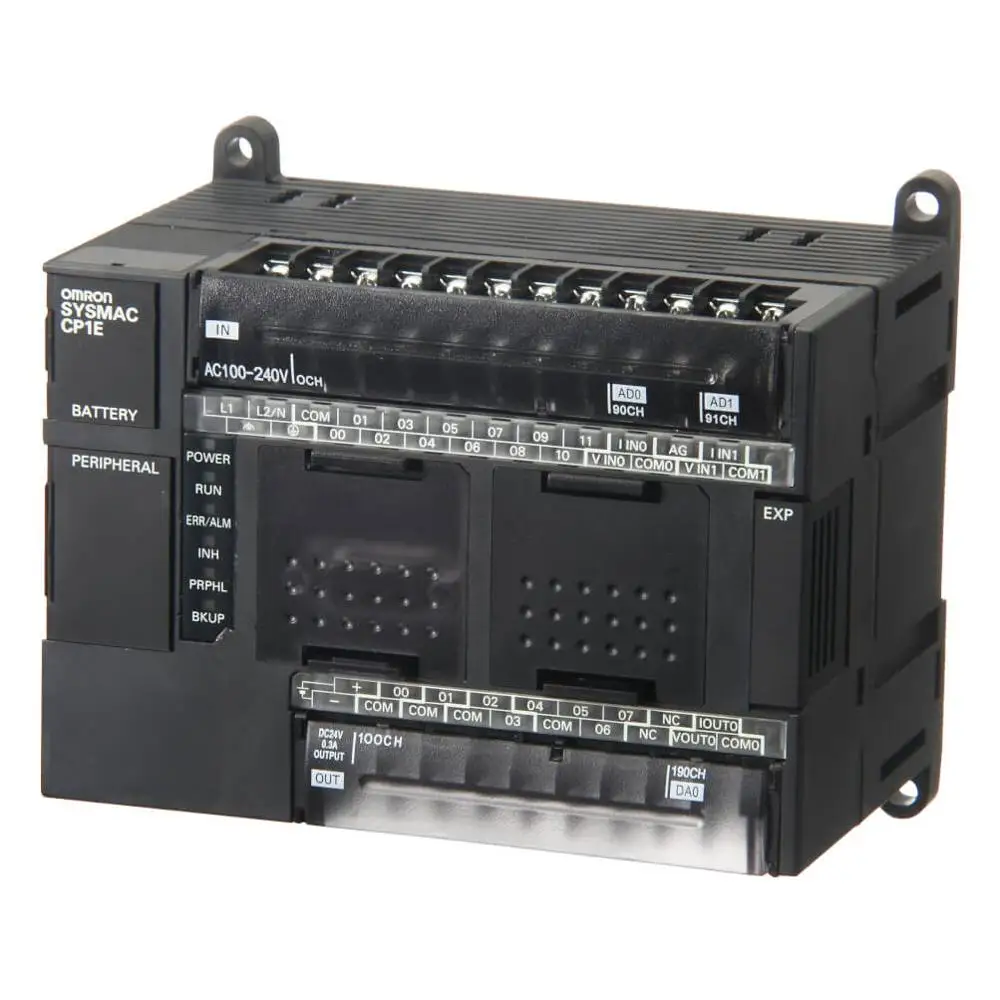 CP1E-NA20DT-D PLC источник 24 В постоянного тока входы 12x24 выходы 8 x NPN 0 3 A 2 аналоговых