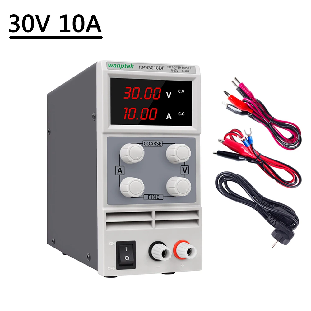 30V 10A KPS серии DC импульсный источник питания регулируемый лабораторный 30V 10A 60V 2A 3A 5A 10A регулятор тока и напряжения - Цвет: 30V 10A