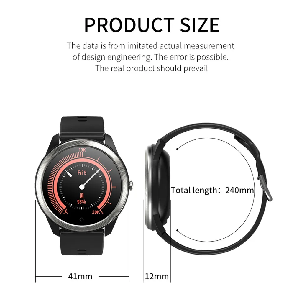 Для samsung galaxy watch F11 IP68 сенсорный экран Спортивные Bluetooth Смарт-часы фитнес-монитор Шагомер для xiaomi mi band 3