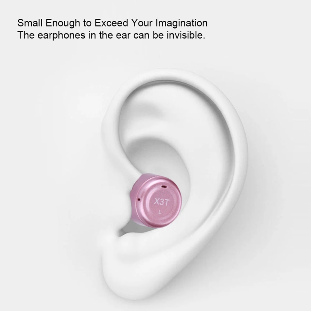 Беспроводная bluetooth-гарнитура для X3T Tws портативная сенсорная мини-Спортивная стерео Музыкальная гарнитура с функцией громкой зарядки
