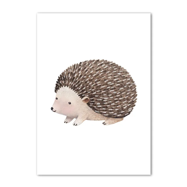 子供のための動物の絵 ハリネズミのイラスト 写真 壁画 子供部屋の装飾の絵 Aliexpress ホーム ガーデン