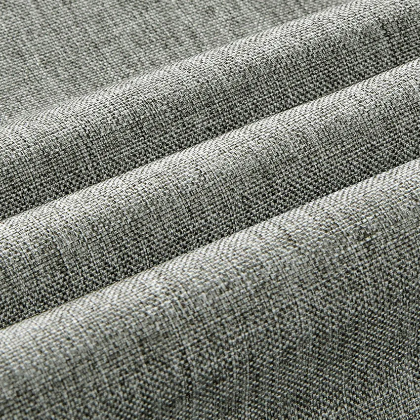 Плотные серые занавески для душа имитация льняной ткани водонепроницаемые