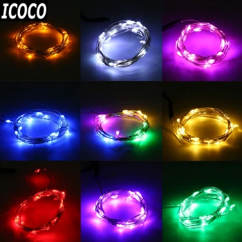 

ICOCO Hot Sale 2m/5m/10m LED Waterproof IP66 USB Power DC5V Copper Wire Fairy String Light Lamp for Wedding Party Festival Decor