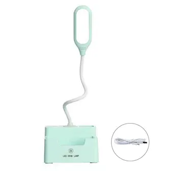 

Sleeping Study Touch Dimmable Multifunctional Gift Bedroom Kids With Pen Holder USB Rechargeable LED Desk Lamp Flexible Reading