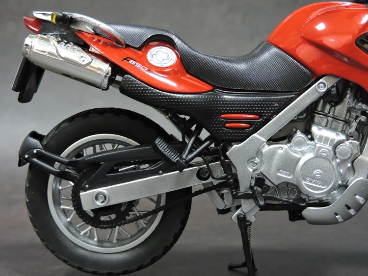 Новое специальное предложение, легкоплавкий Металл 1/12 немецкий F650GS мотоцикл моделирование дома дисплей Коллекция Модель игрушки для детей