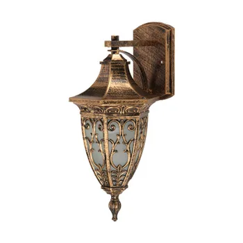 

European style outdoor waterproof wall lamp balcony outdoor wall lamp simple retro staircase aisle gate garden garden lamp